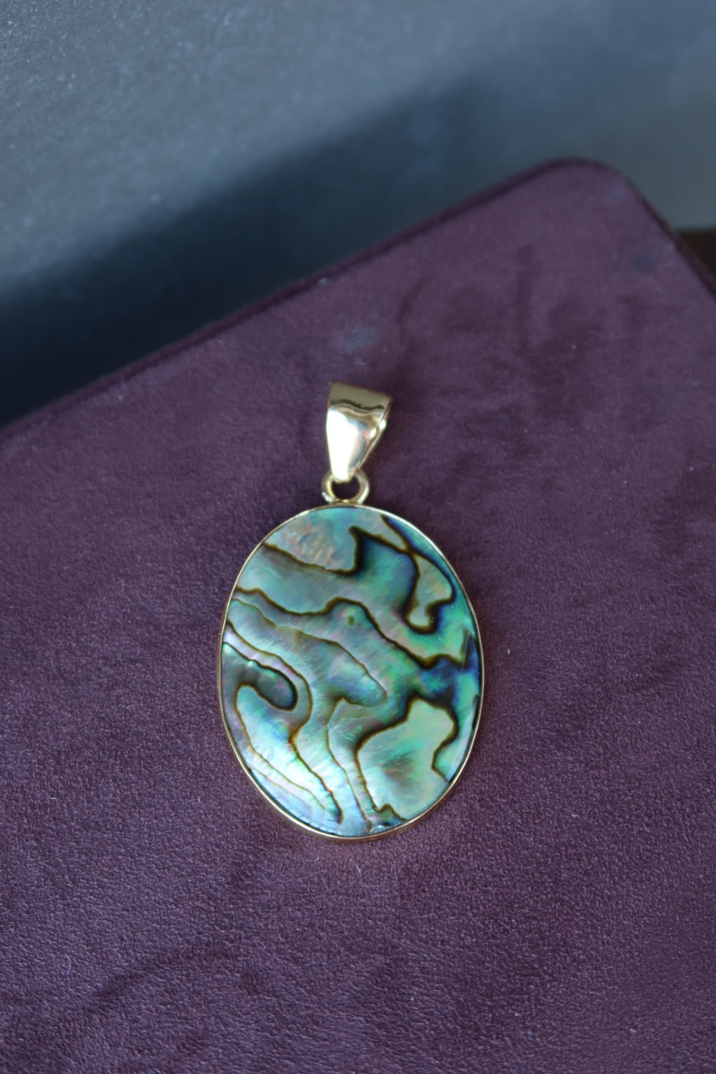 Charles Albert Natural Abalone Pendant