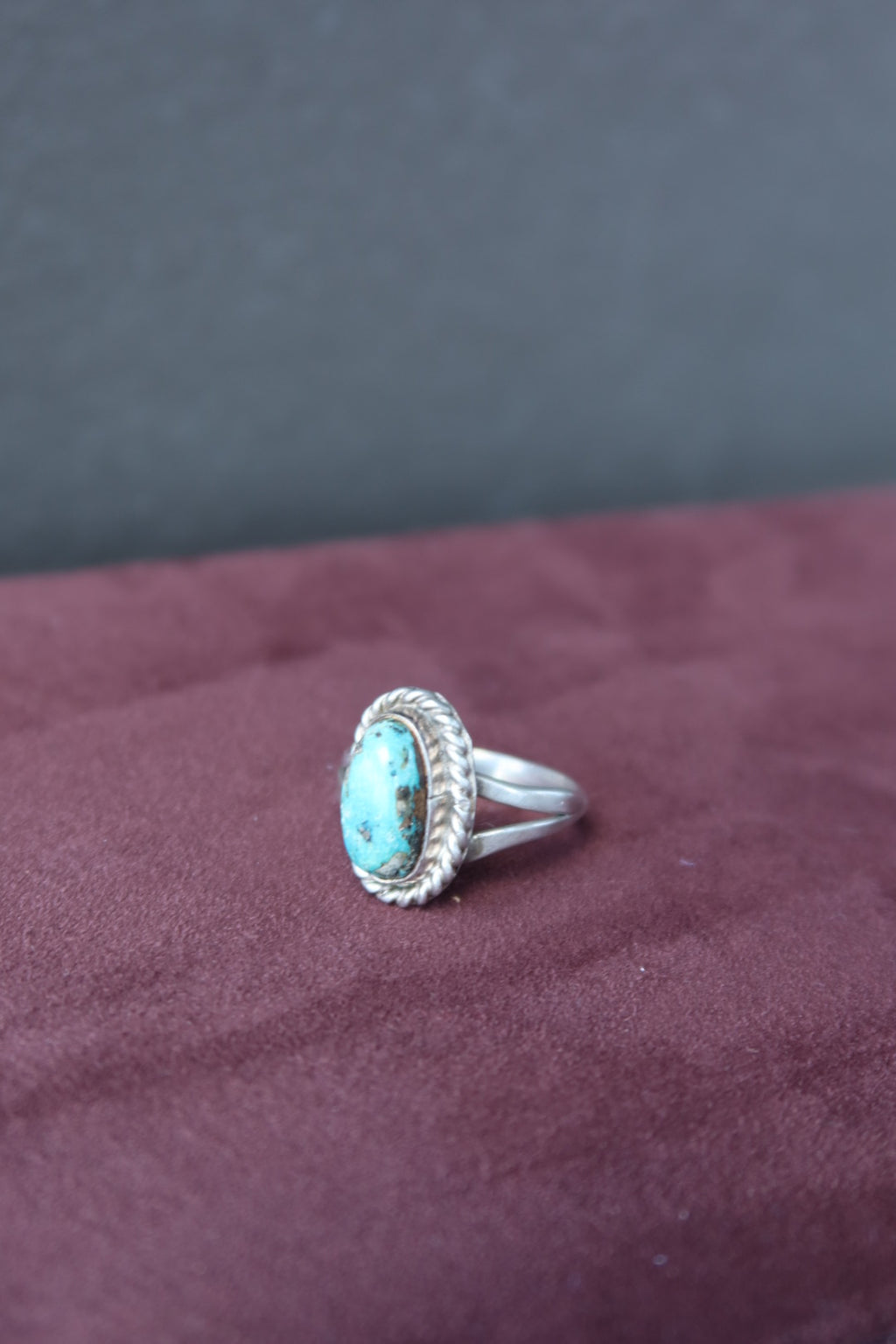 Native Turquoise Vintage Ring Sz 7