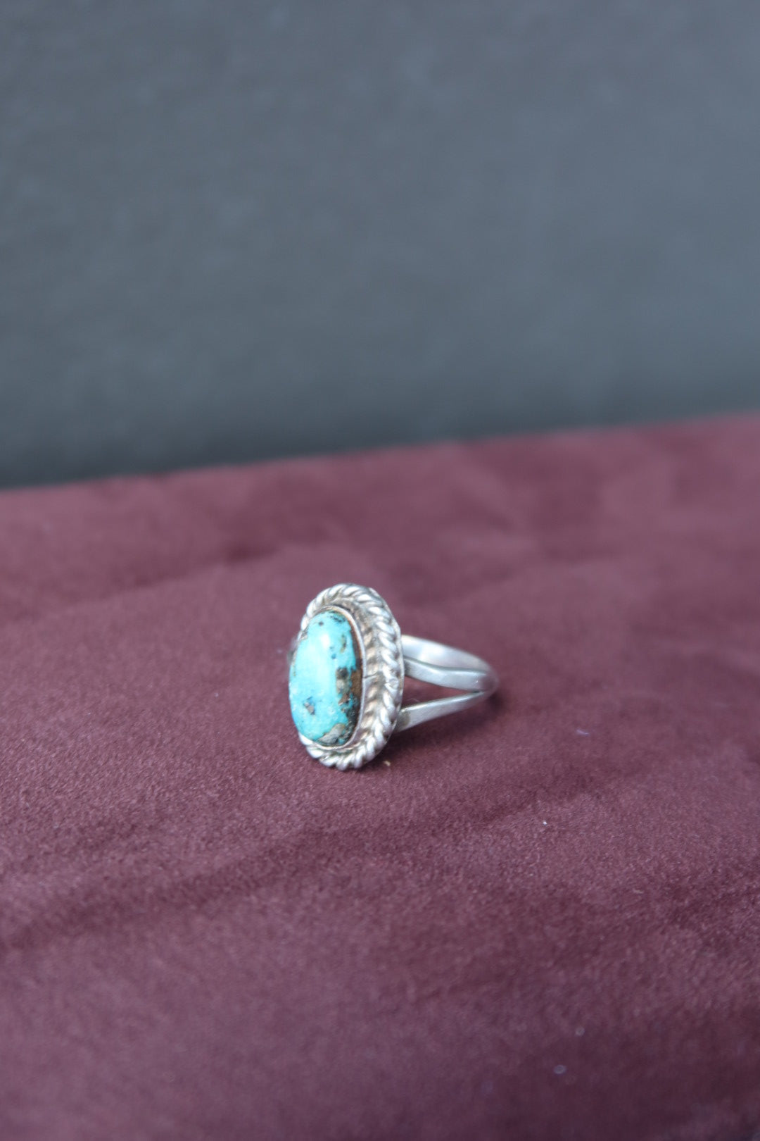 Native Turquoise Vintage Ring Sz 7