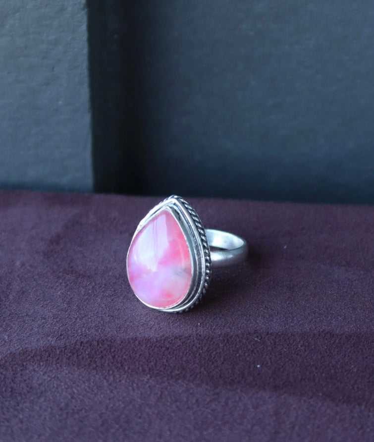 Pink Opal Ring Size 7