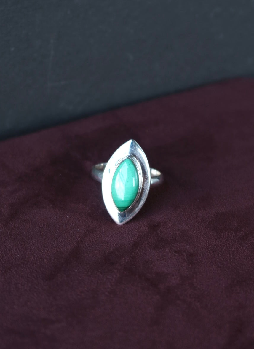 Genuine Malachite Ring