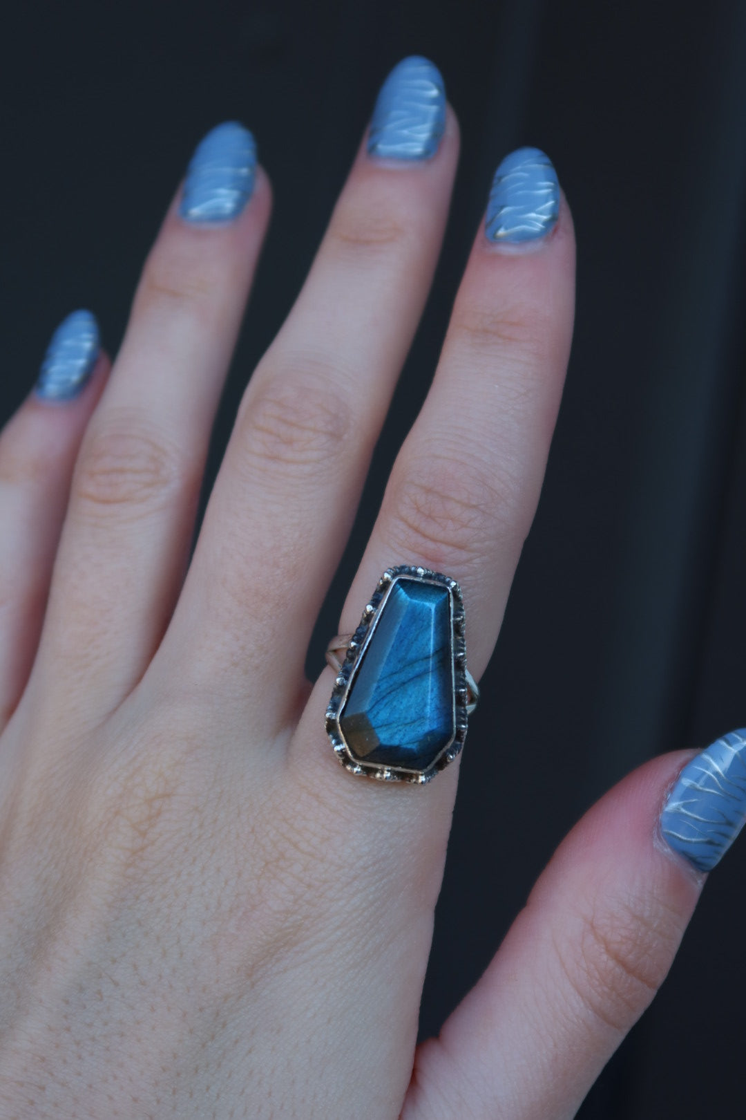 Labradorite Ring Size 7