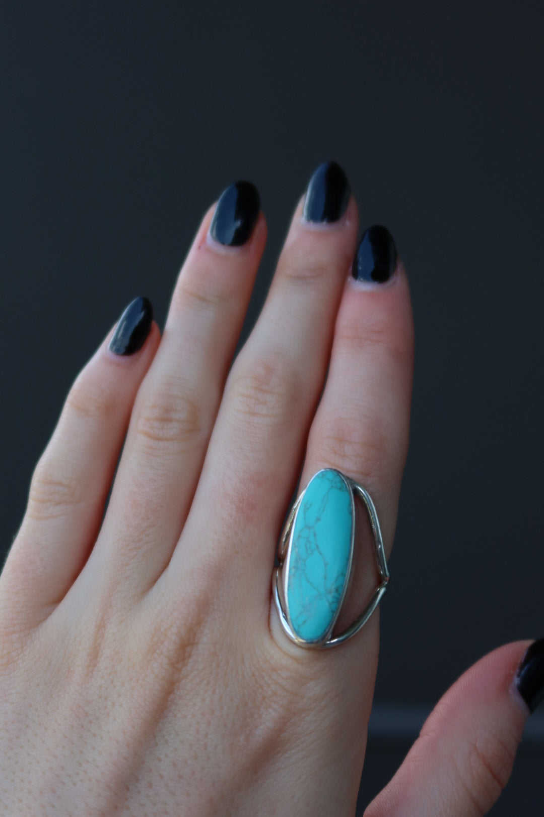 Long Turquoise Ring