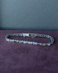 Multi Color Stone Bezel Bracelet