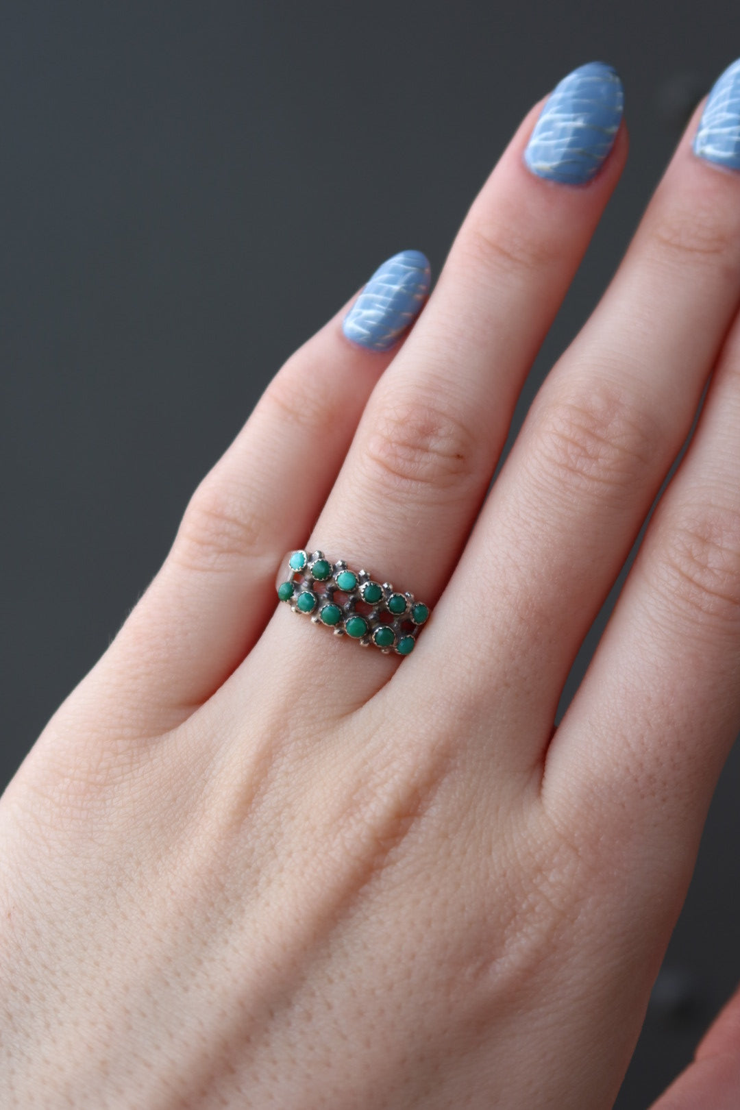 Vintage Navajo Turquoise Ring
