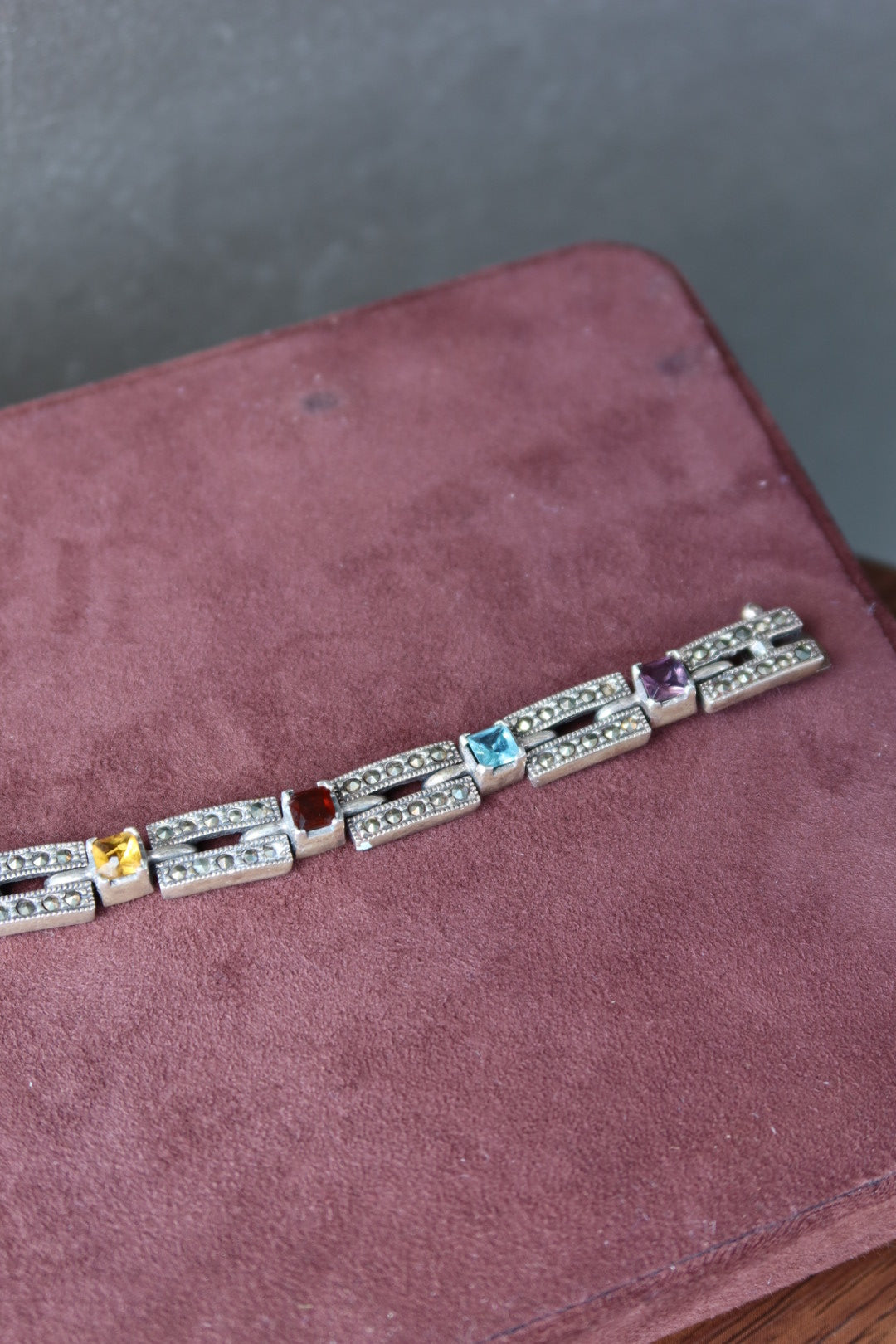 Multi Gemstone Tennis Bracelet
