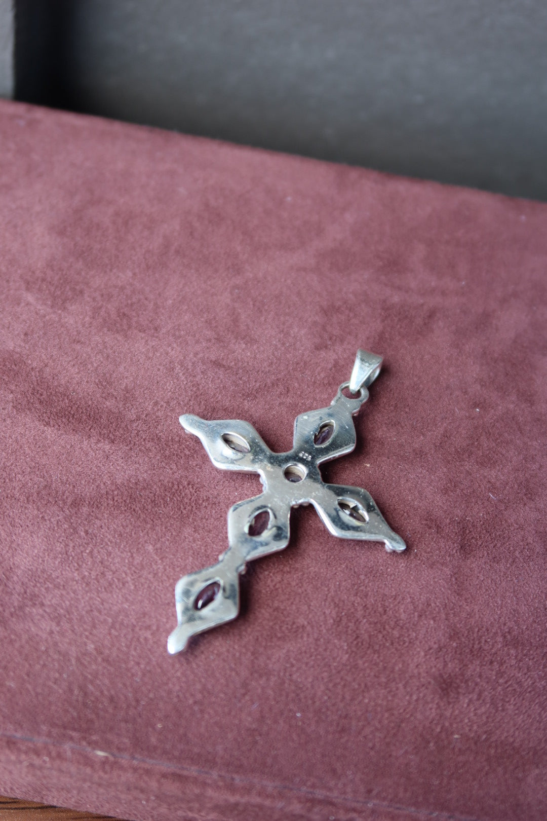 Amethyst Cross Pendant