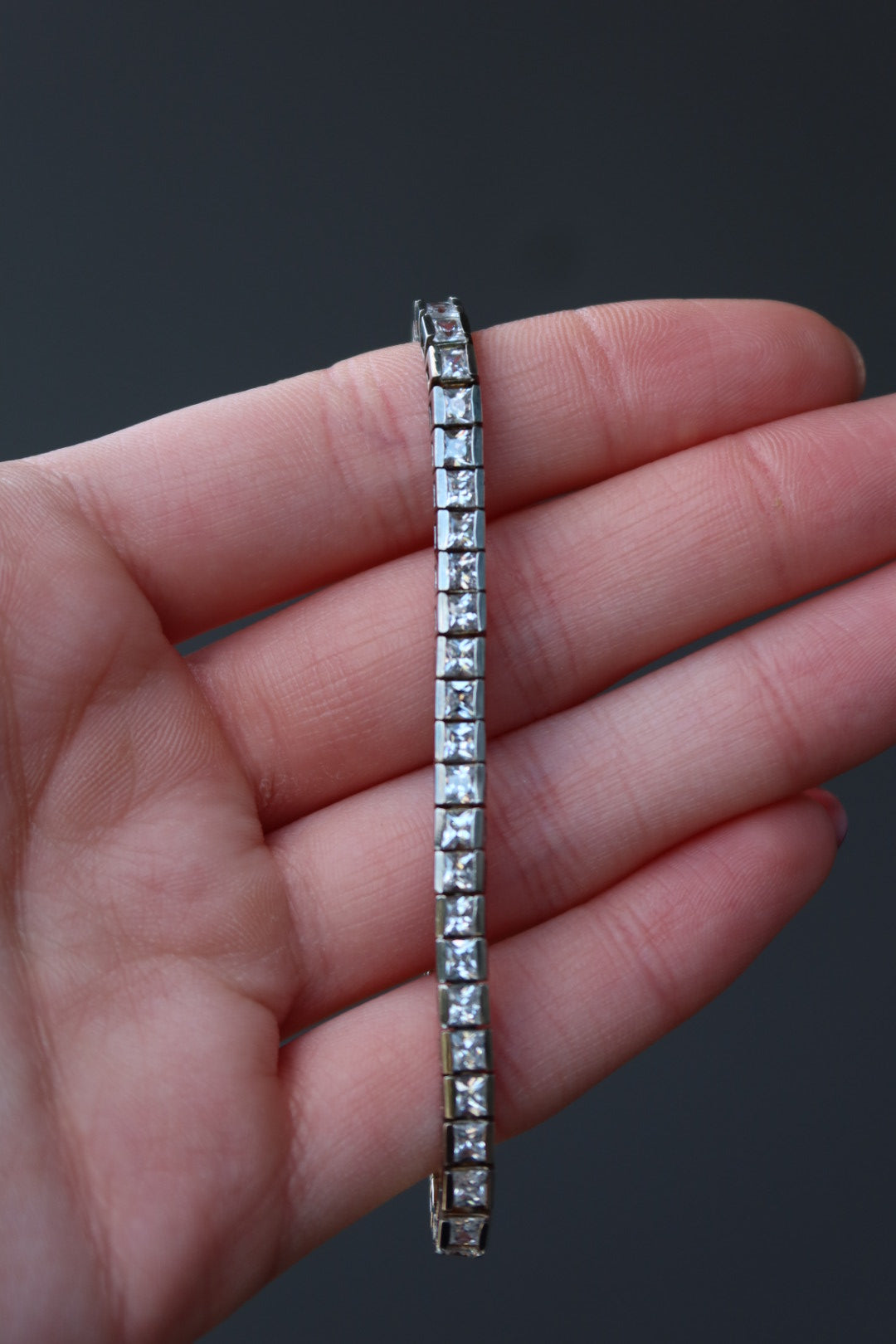 Bezel Tennis Bracelet
