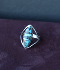 Copper Turquoise Ring Size 9