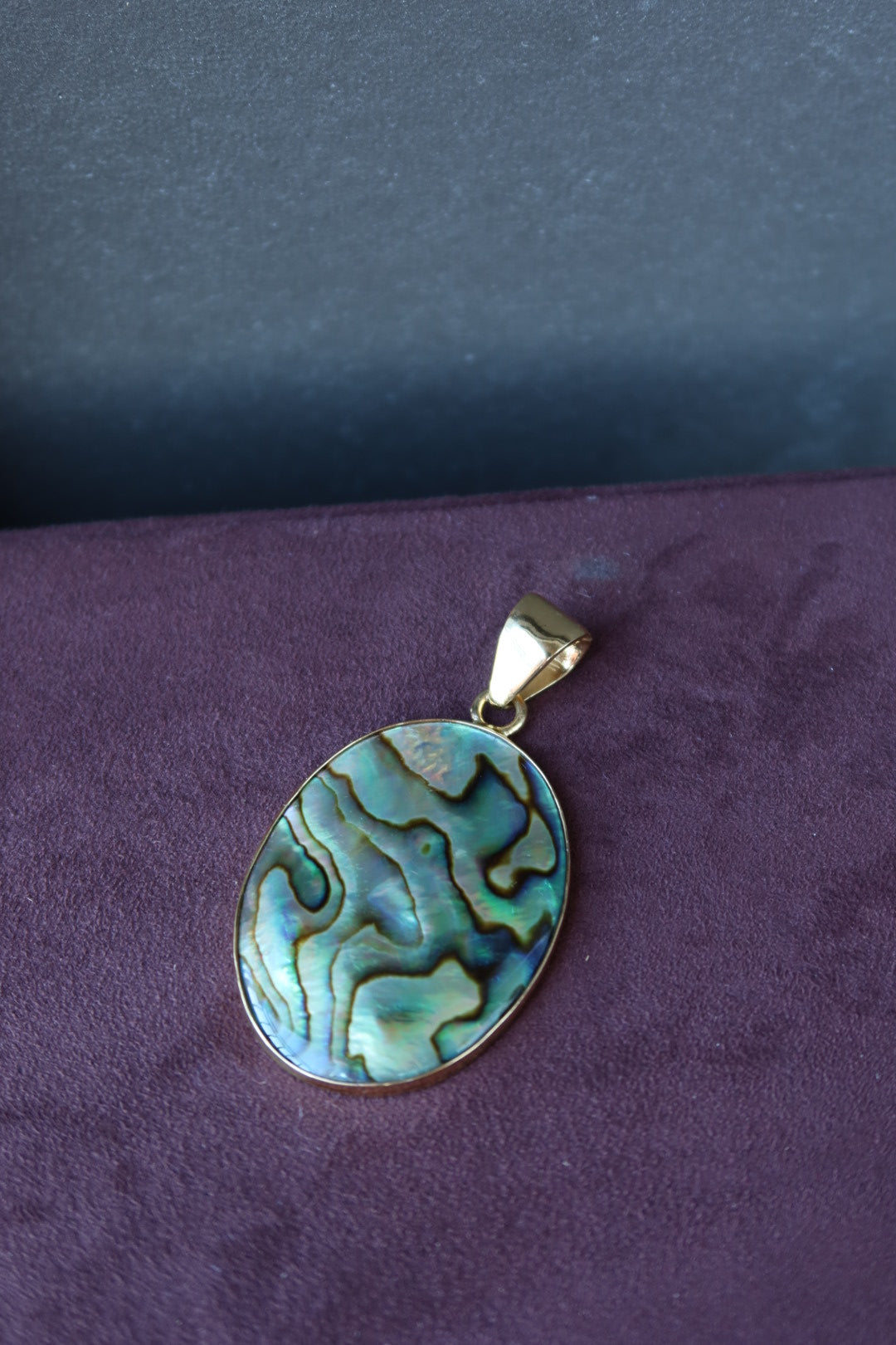Charles Albert Natural Abalone Pendant