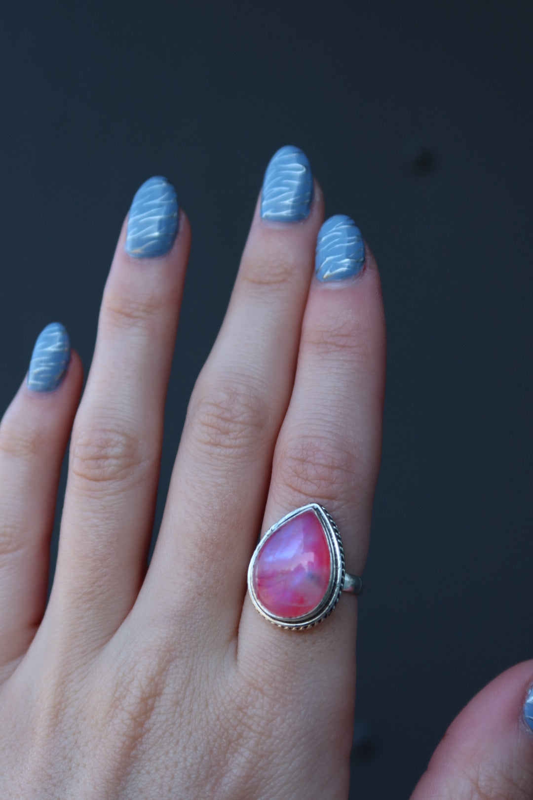 Pink Opal Ring Size 7