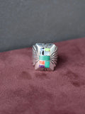 Navajo C.Benally Inlay Sterling Ring