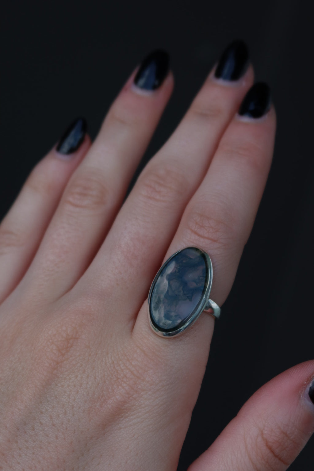 Moss Agate Ring