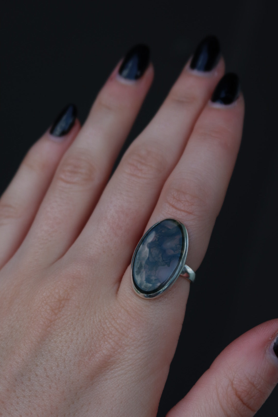 Moss Agate Ring