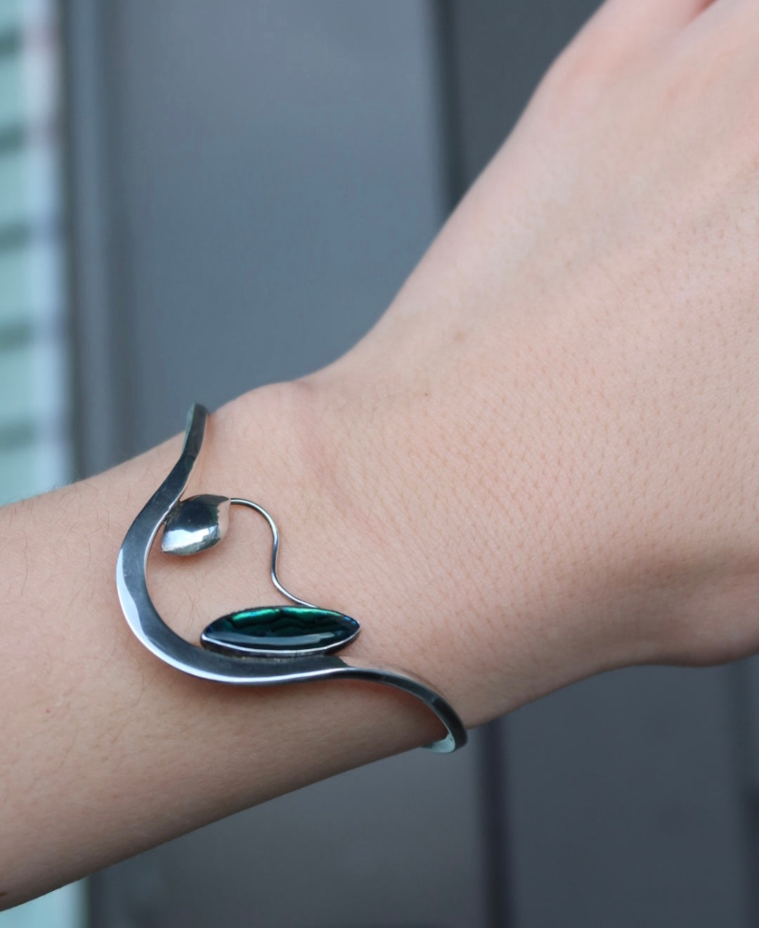 Green Abalone Cuff