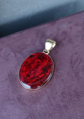 Charles Albert Red Abalone Pendant