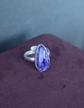 Charoite Sterling Ring Adjustable