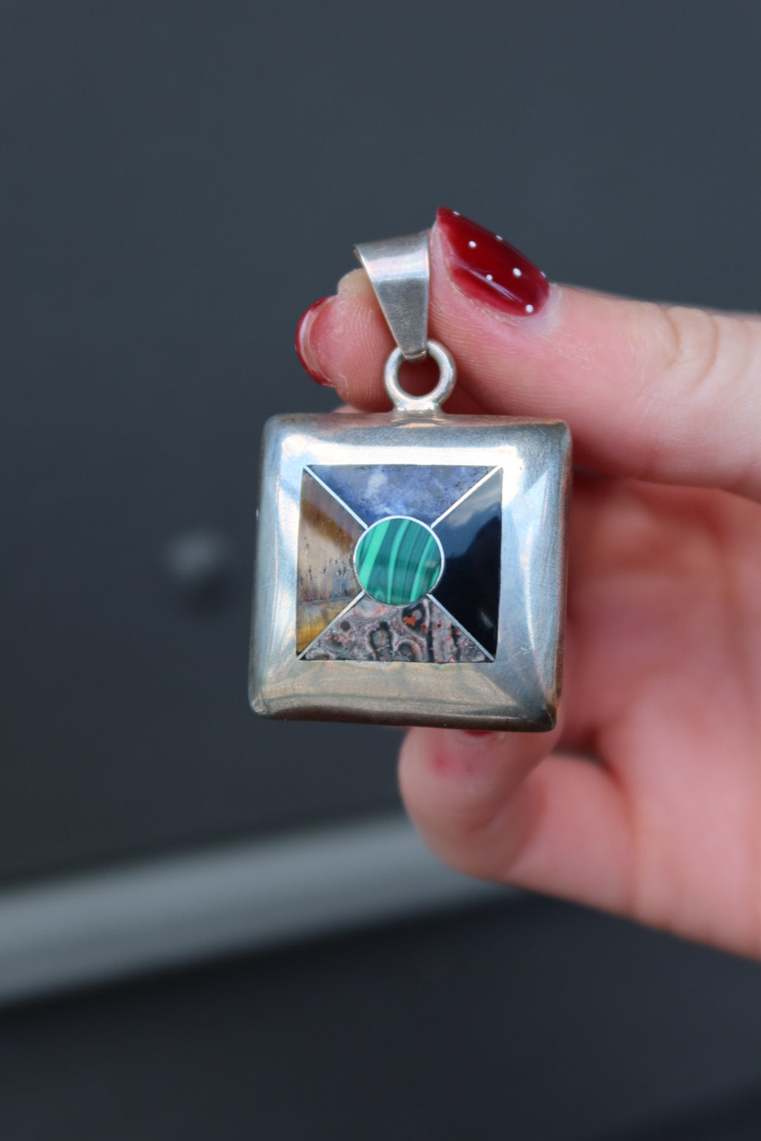 Southwestern Square 925 Pendant