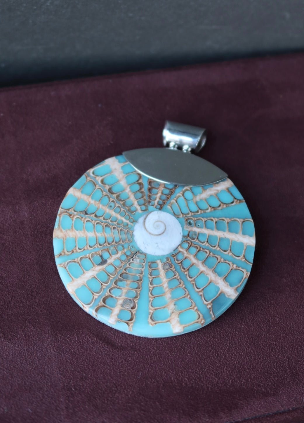 Shell Slice Pendant