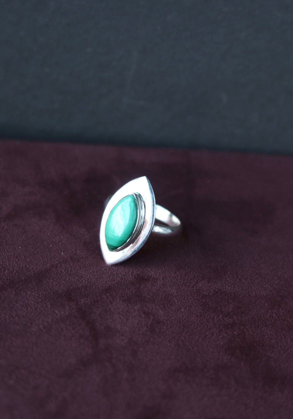 Genuine Malachite Ring