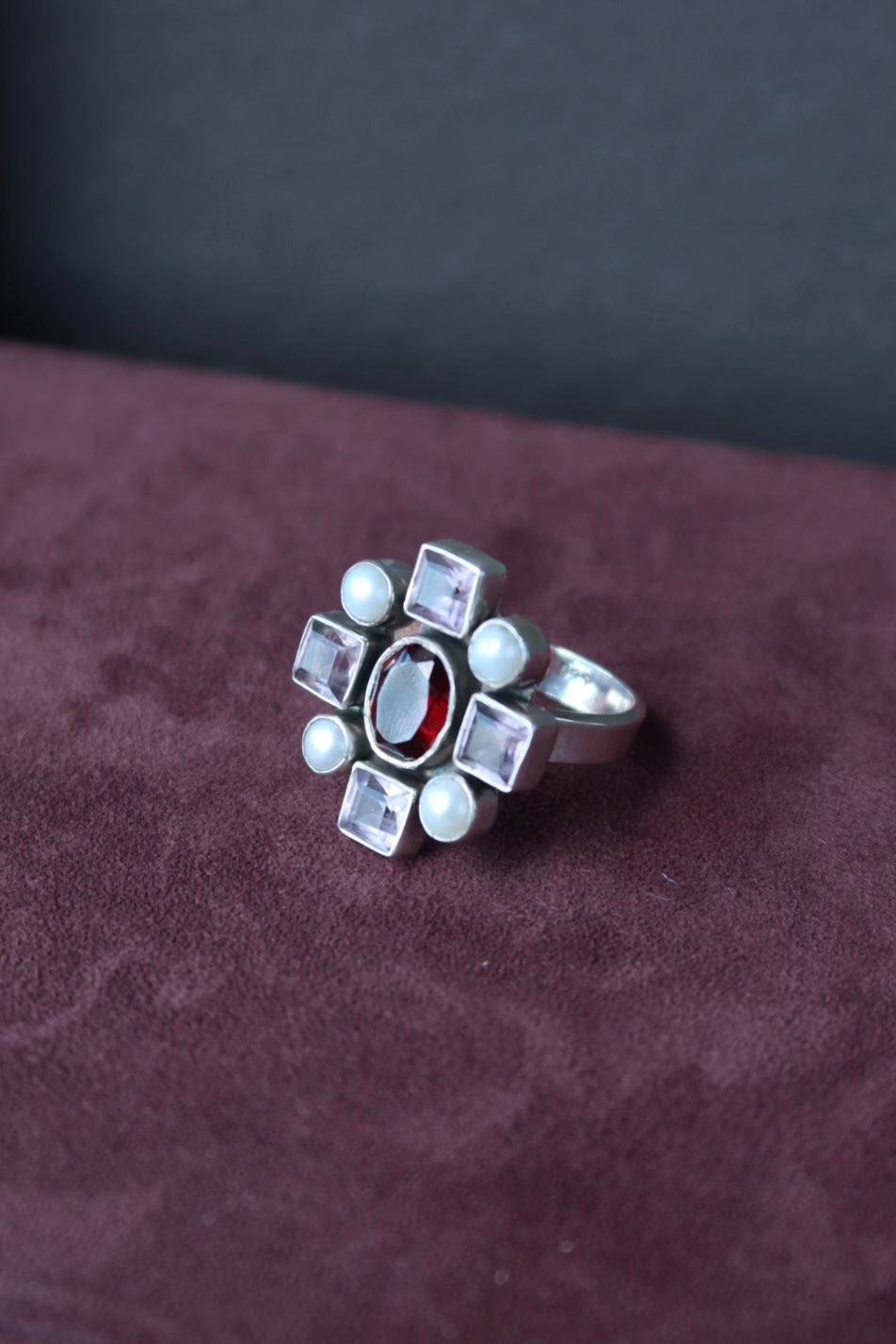 Flower Ring Sz 7