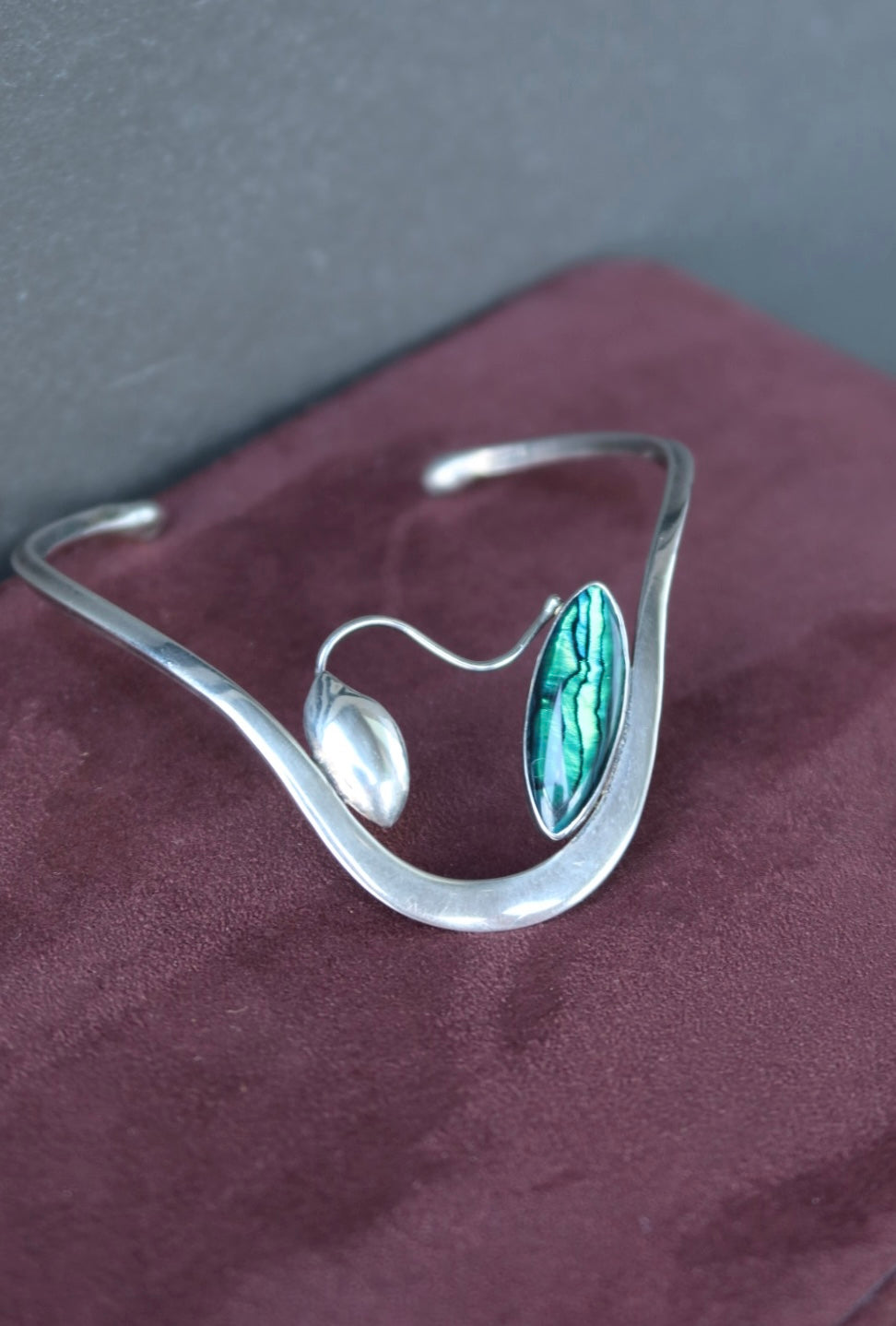 Green Abalone Cuff