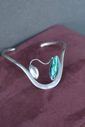 Green Abalone Cuff