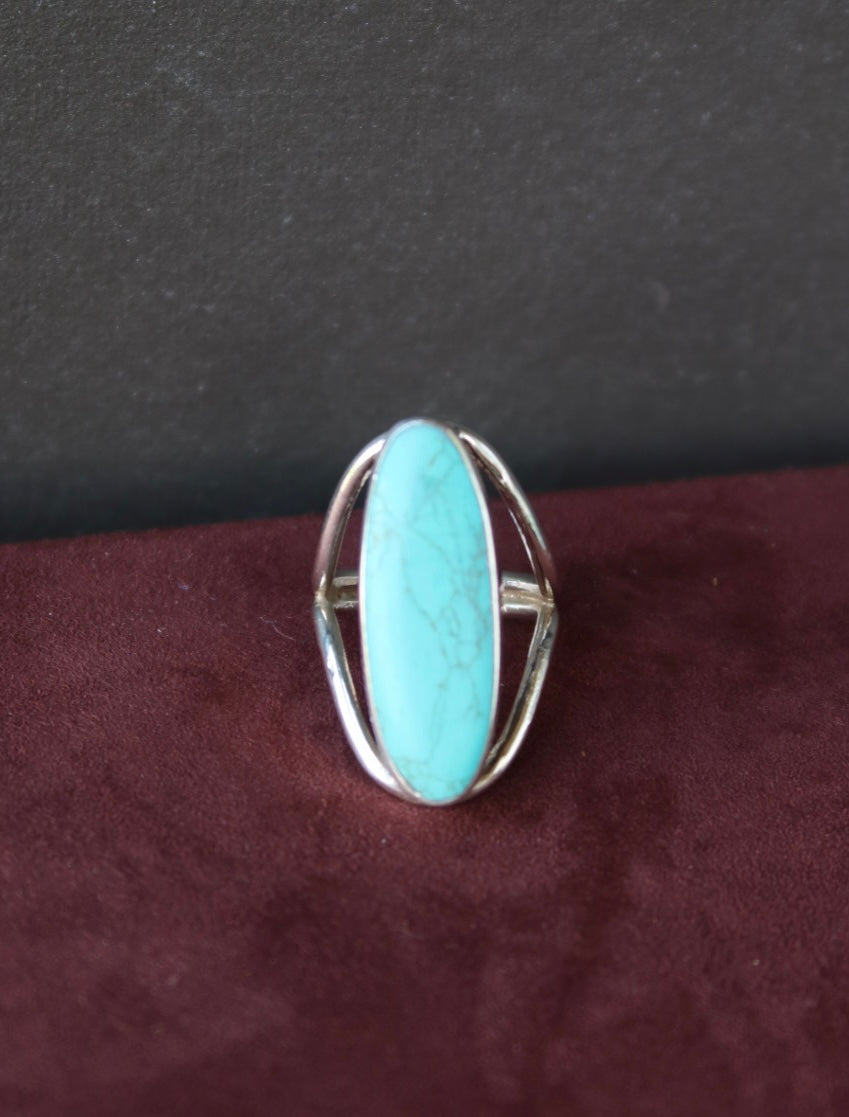 Long Turquoise Ring