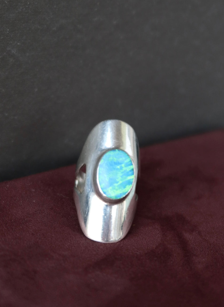 Fiery Opal Ring