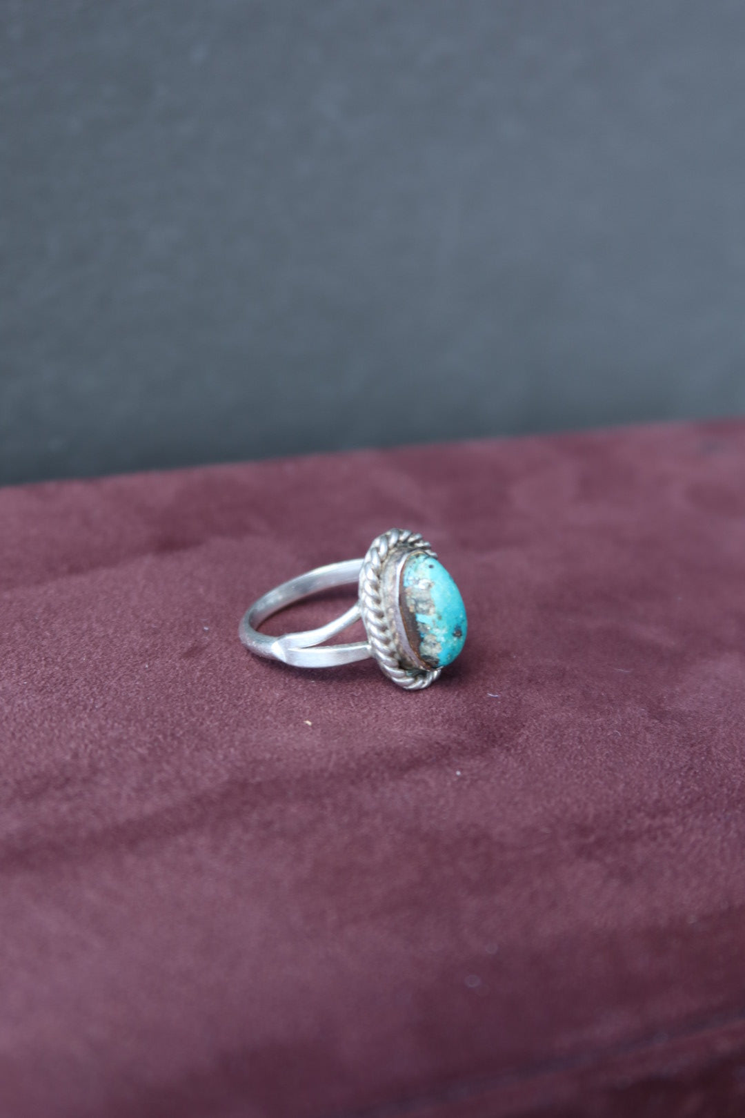 Native Turquoise Vintage Ring Sz 7