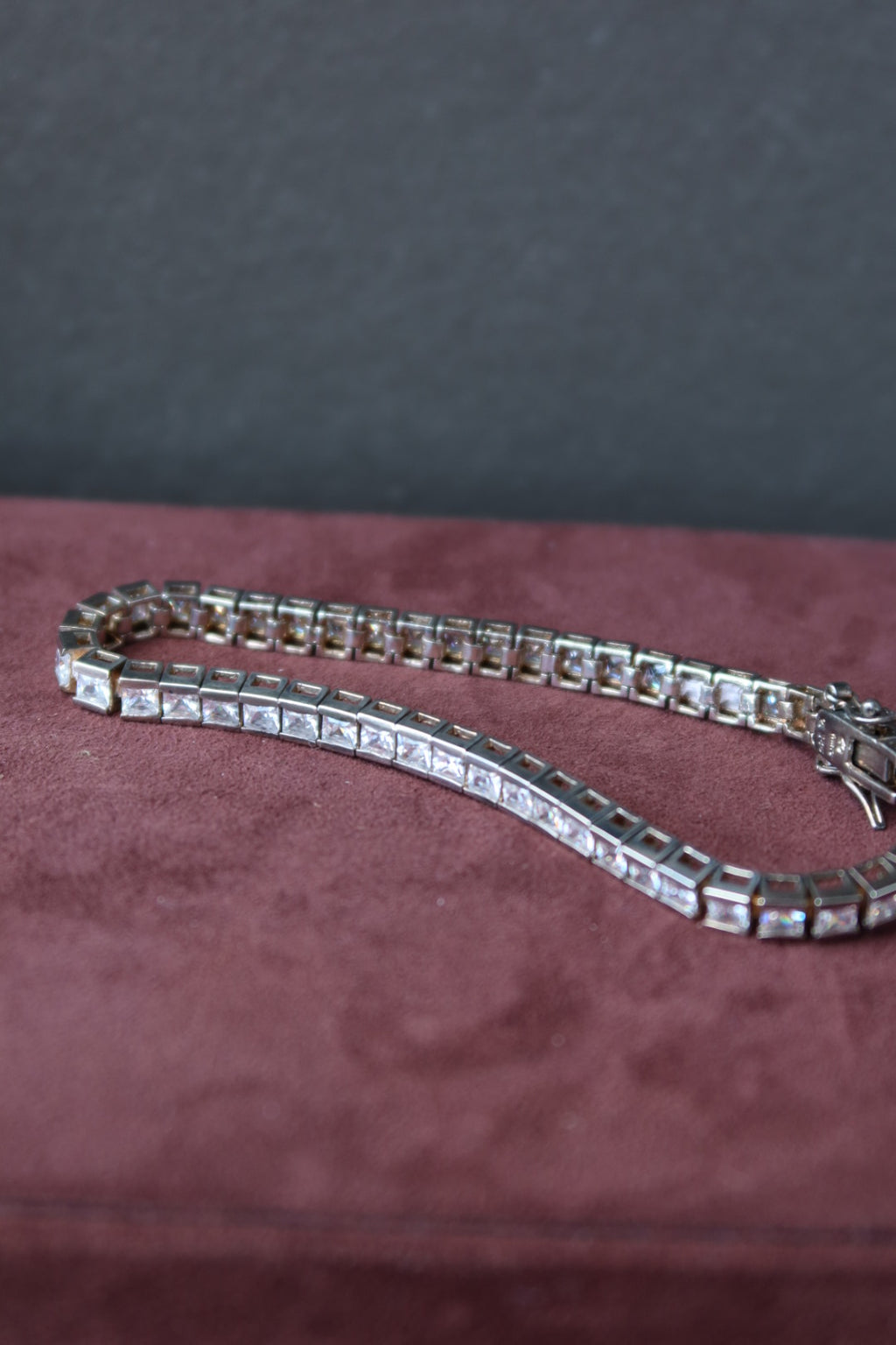 Bezel Tennis Bracelet