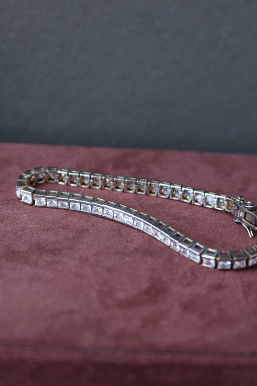 Bezel Tennis Bracelet