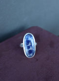 Sodalite Sterling Ring Size 9.75