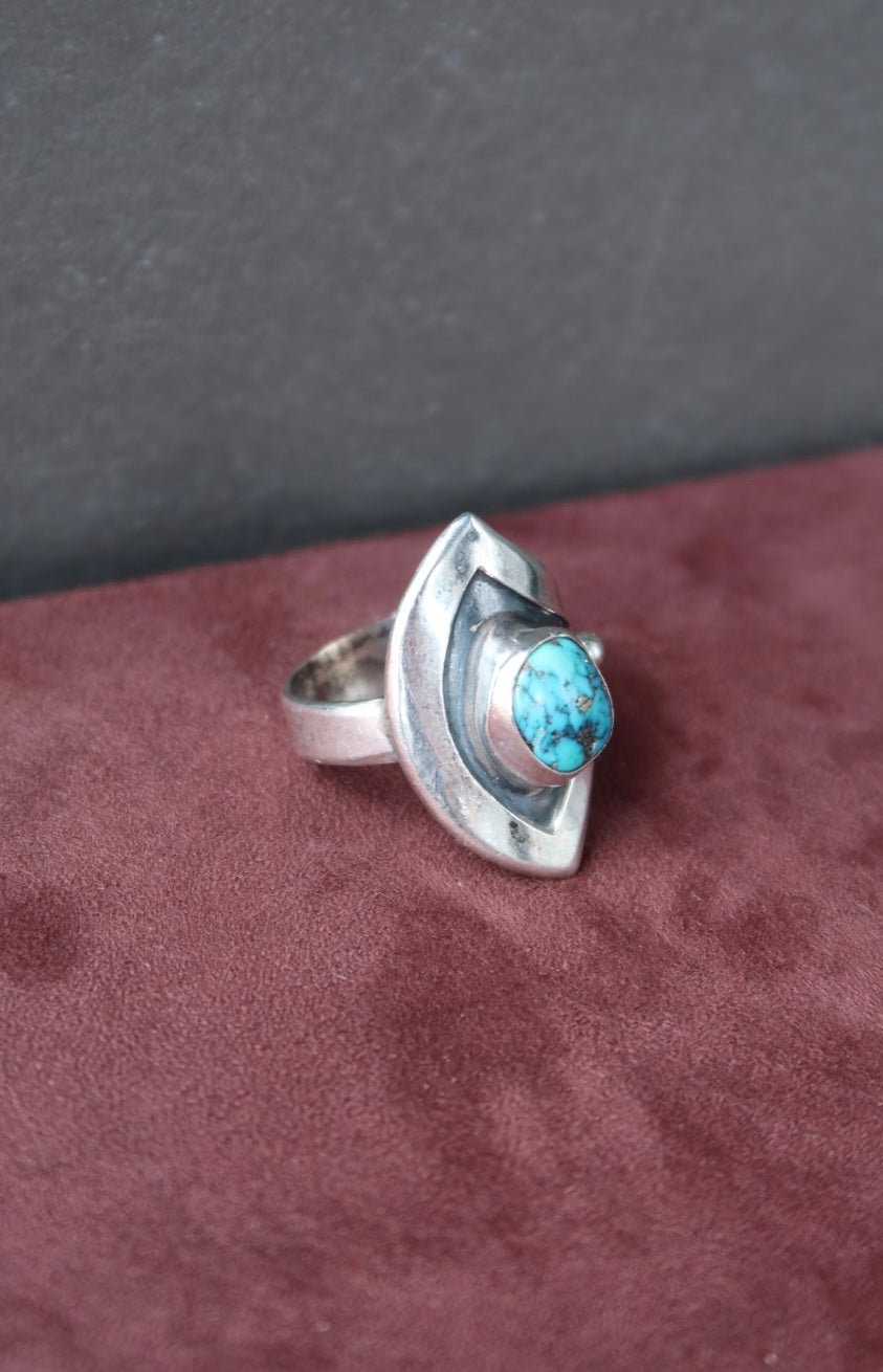 Turquoise Sterling Ring Native