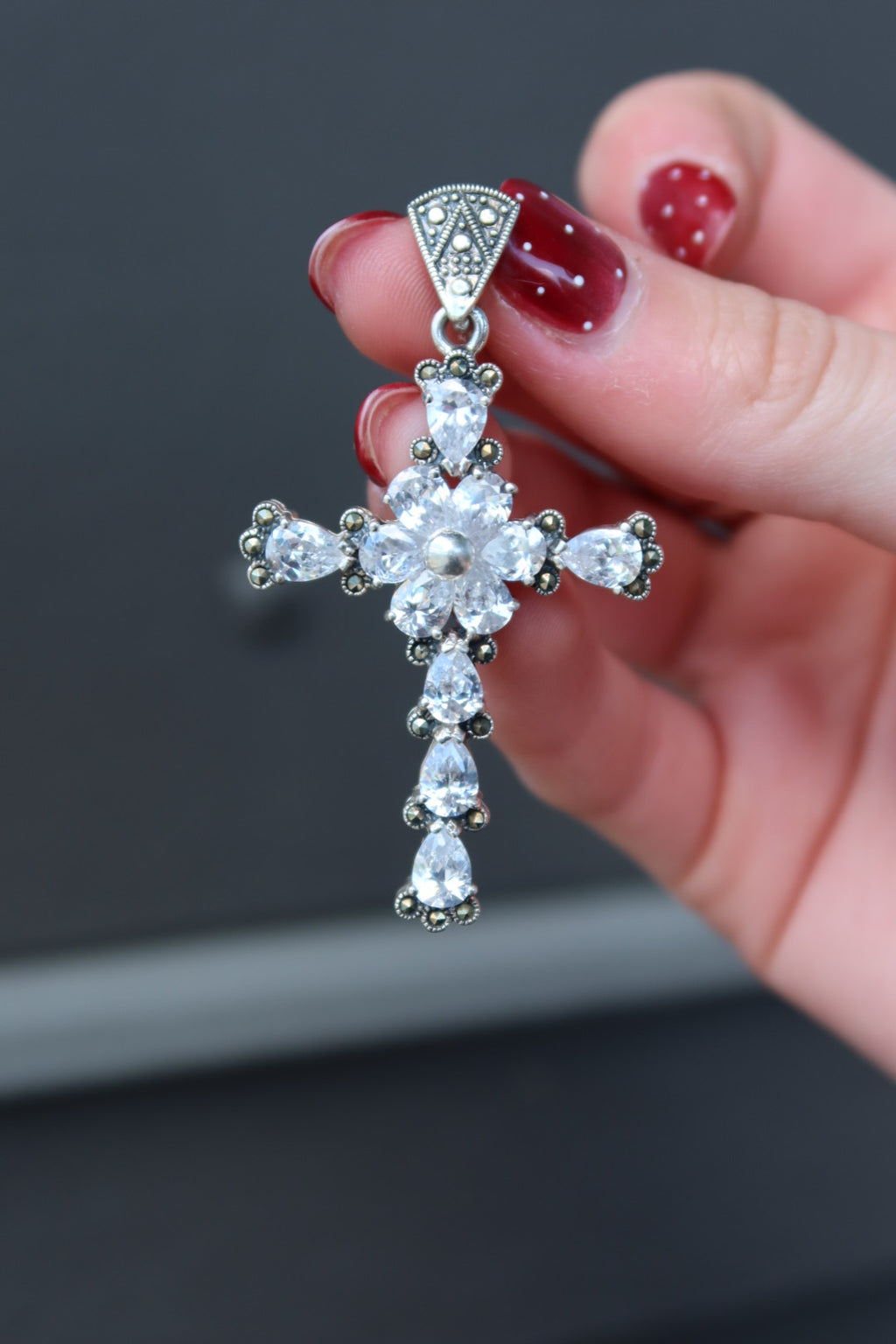 Antique CZ Pendant