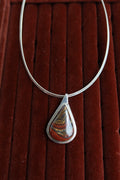 Iron Tiger Eye Sterling Necklace