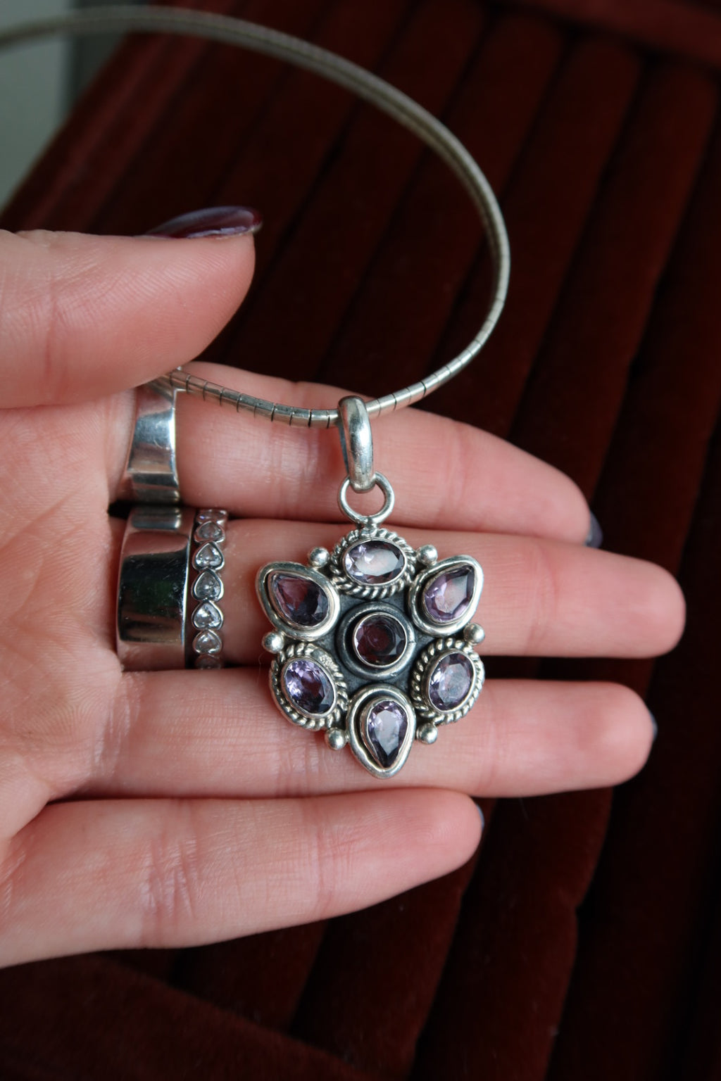 Sterling & Amethyst Necklace