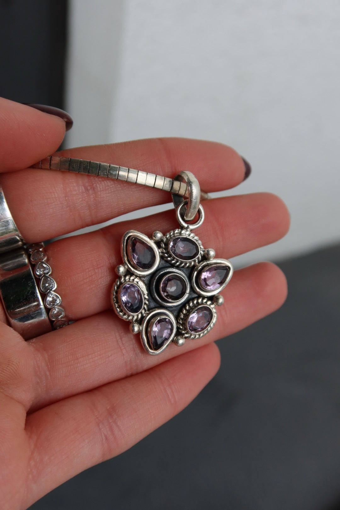 Sterling & Amethyst Necklace