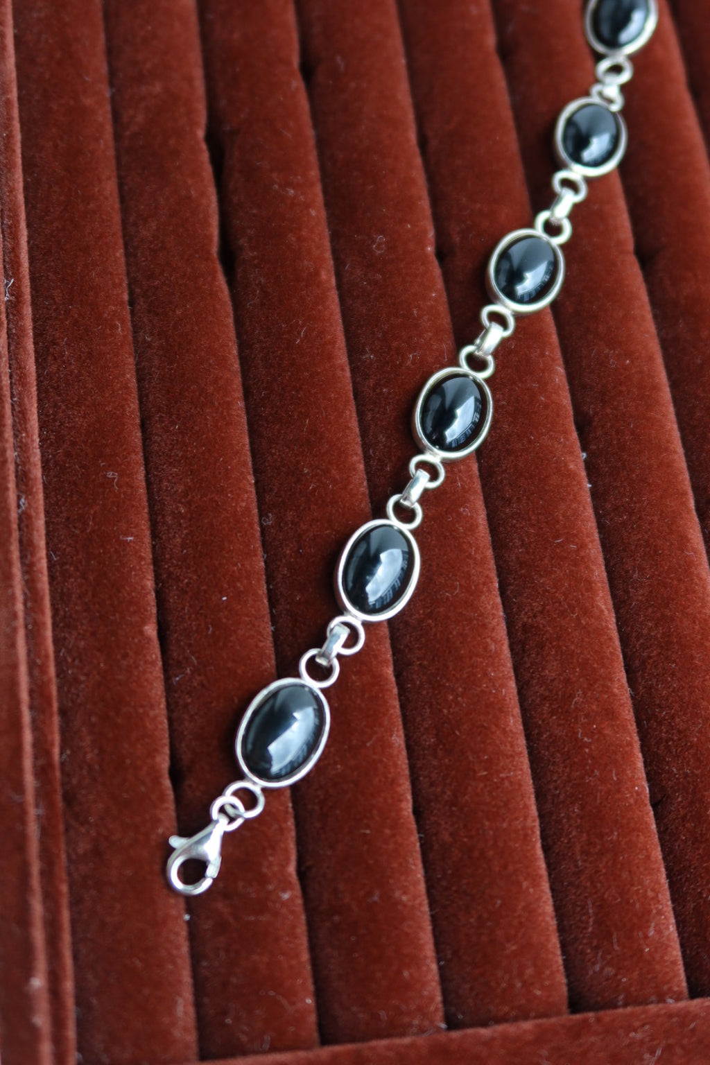 Onyx Bracelet Sterling Silver
