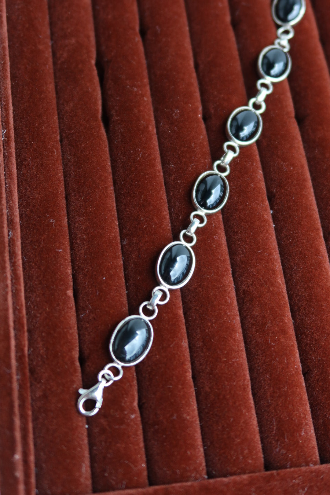 Onyx Bracelet Sterling Silver