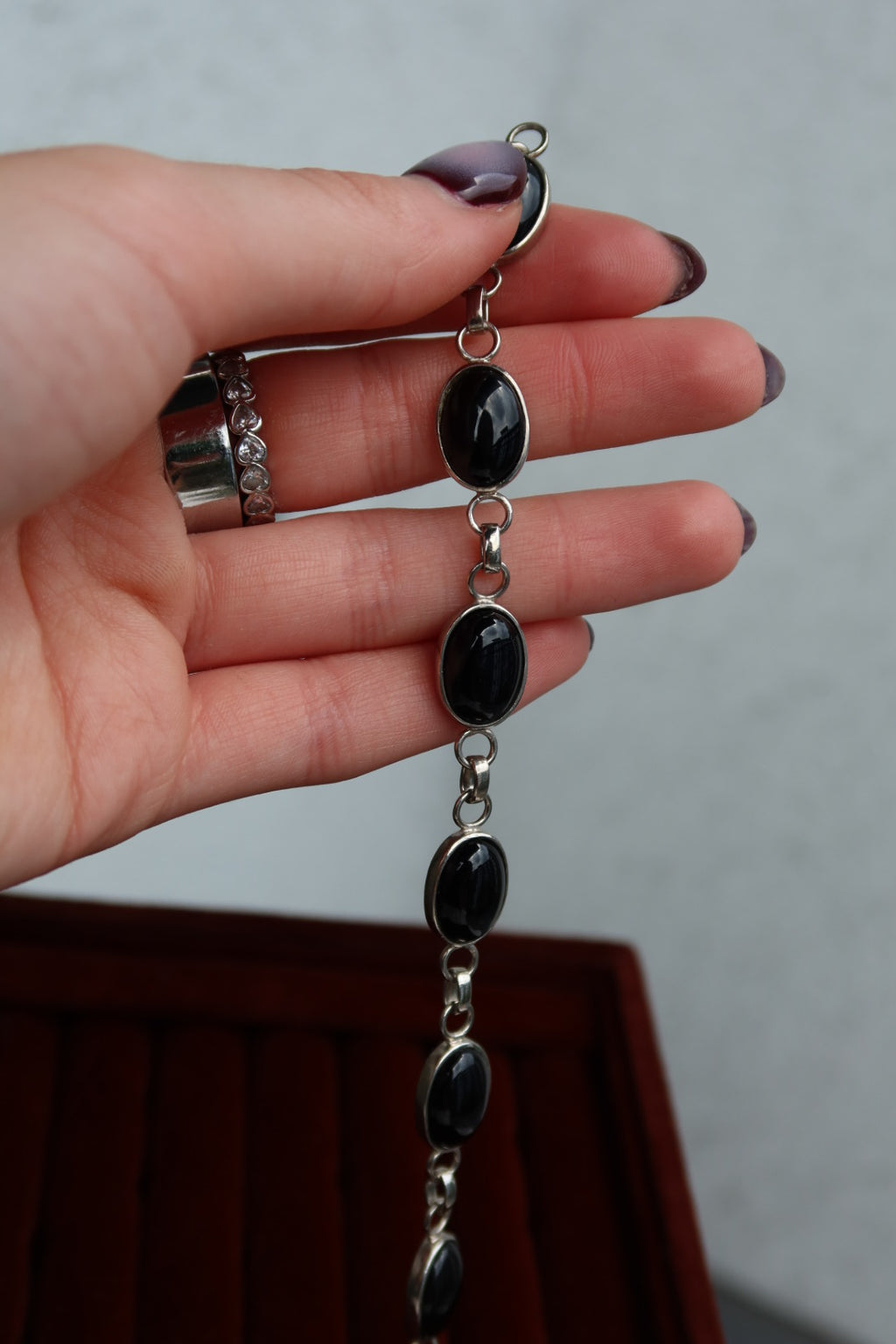 Onyx Bracelet Sterling Silver