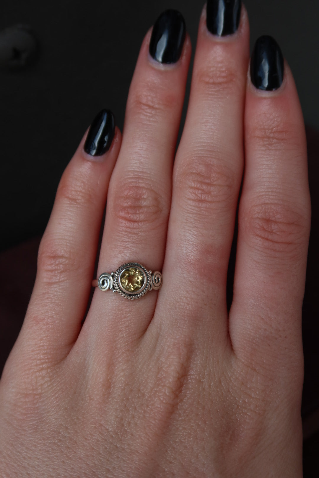 Citrine Sterling Ring