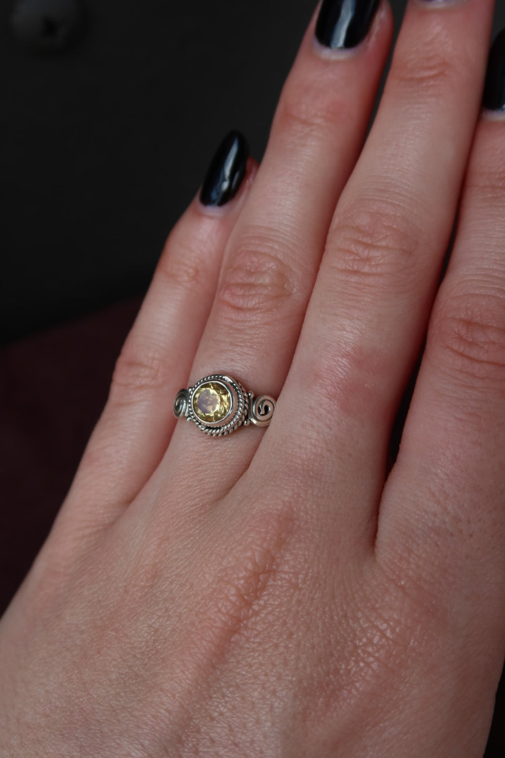Citrine Sterling Ring