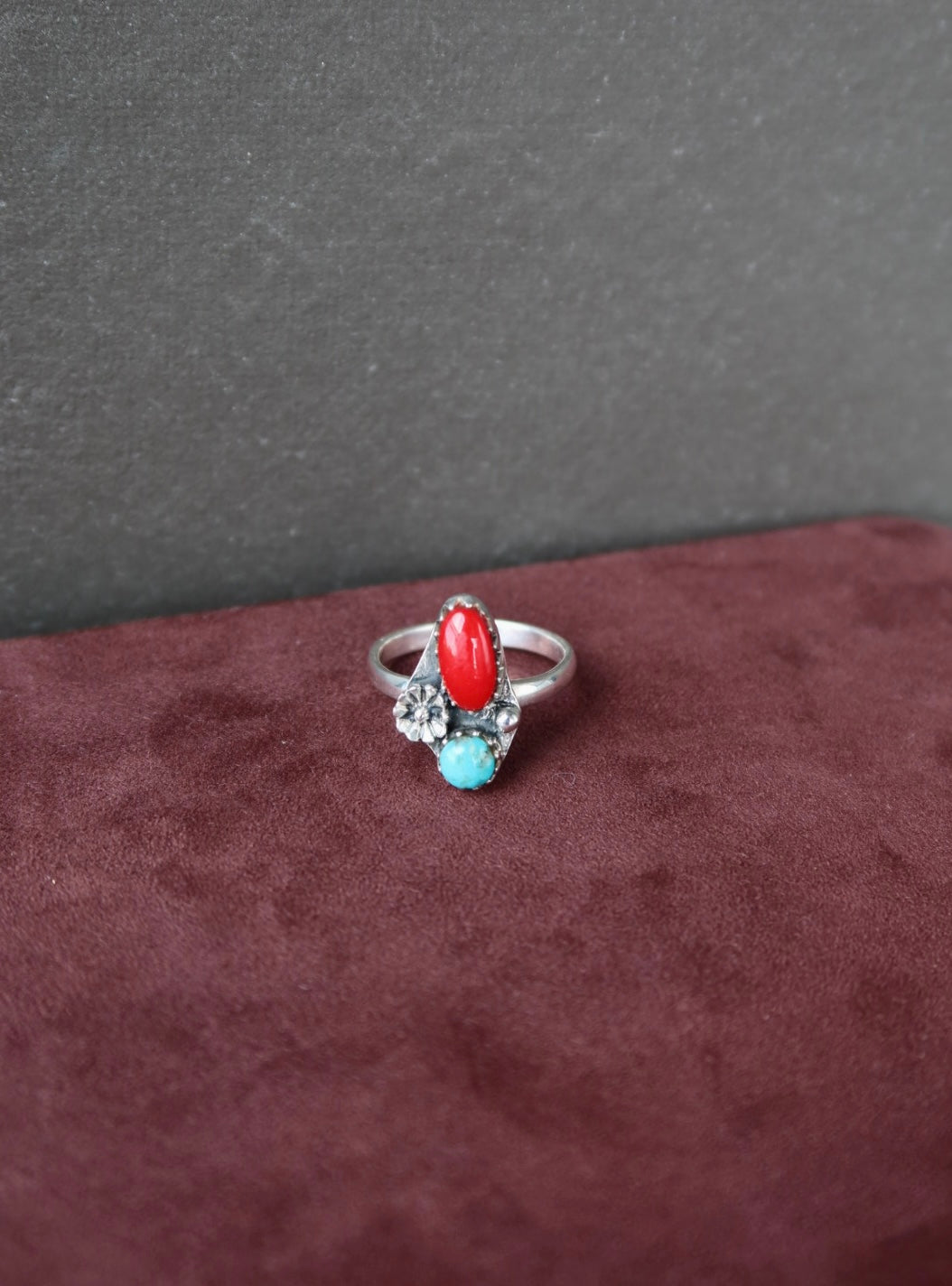 Genuine Turquoise Sterling Ring