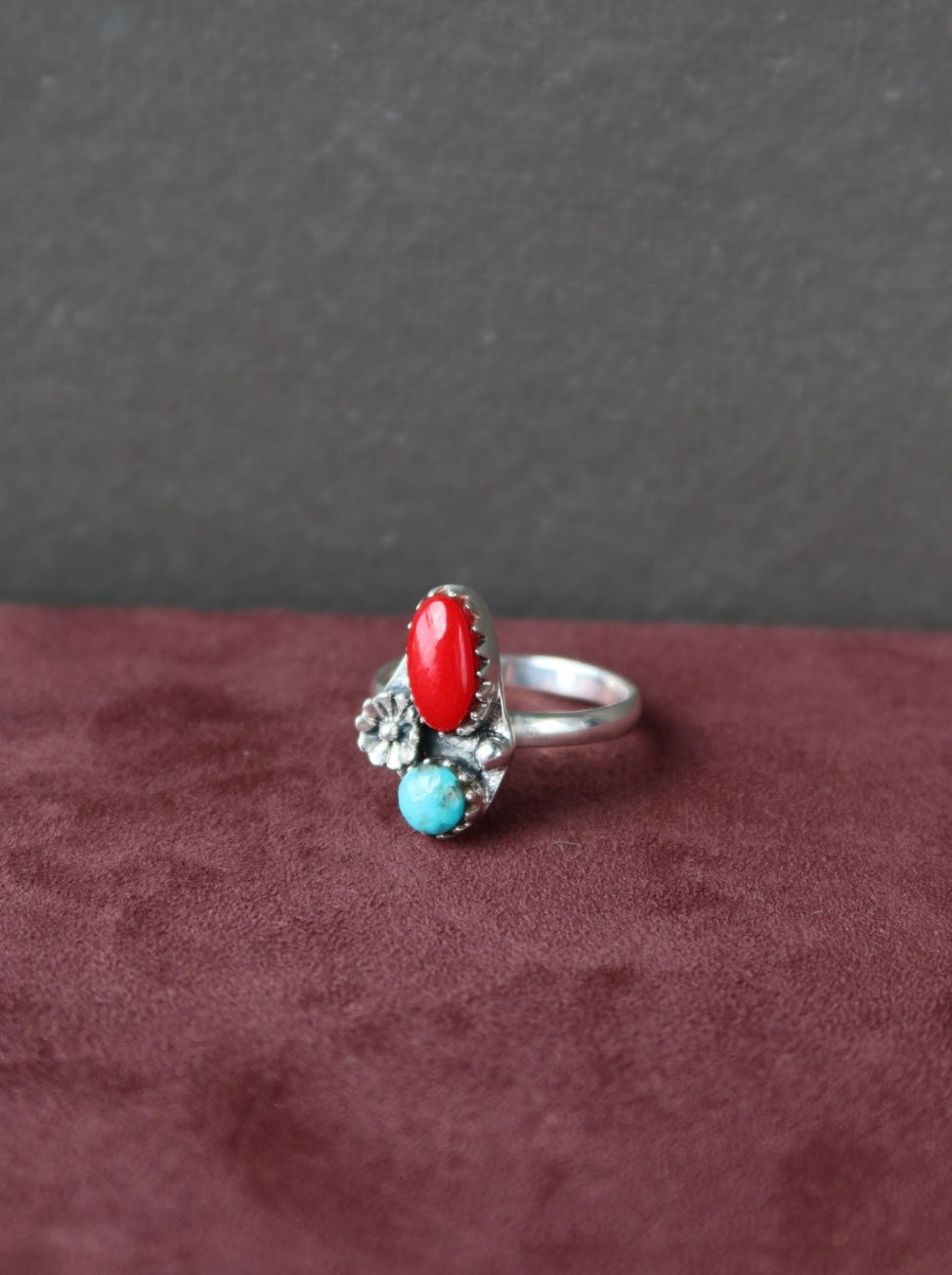 Genuine Turquoise Sterling Ring