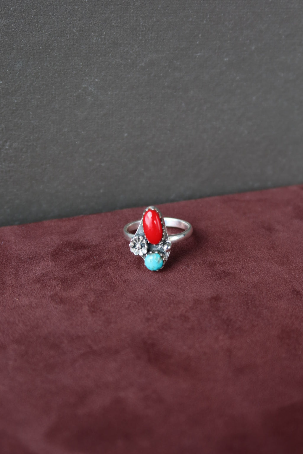 Genuine Turquoise Sterling Ring