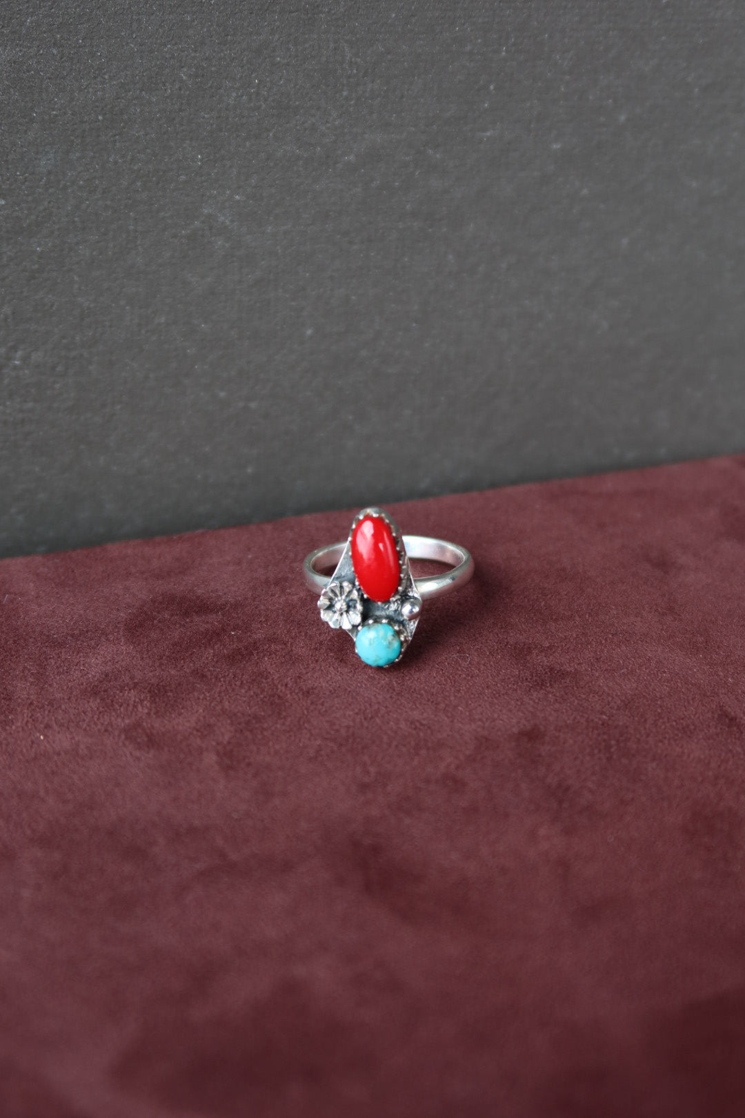 Genuine Turquoise Sterling Ring