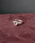 Bezel Set Citrine Ring