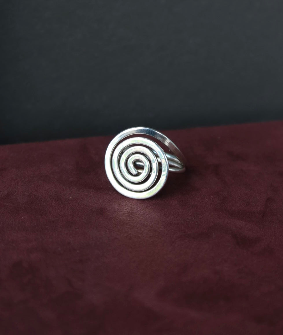 Spiral Silver Ring