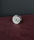 Spiral Silver Ring
